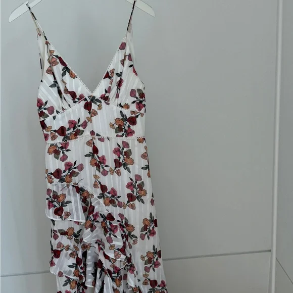 Floral Asymmetrical Dress - Picture 1 of 1